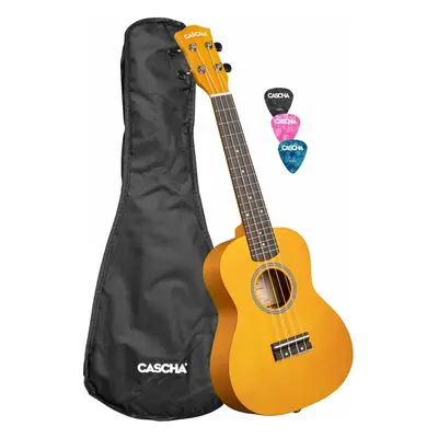 Cascha CUC105 Linden Yellow Koncertní ukulele