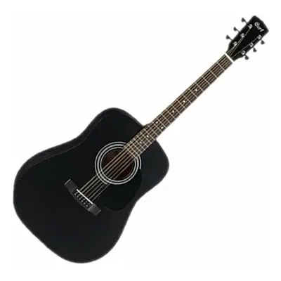 Cort AD810E Black Satin Elektroakustická kytara Dreadnought