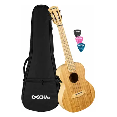 Cascha HH 2314E Bamboo Natural Tenorové ukulele