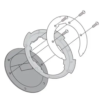 Givi BF15 Specific Flange for Fitting Tanklock, TanklockED Bags