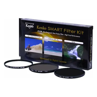 Kenko Smart Filter 3-Kit Protect/CPL/ND8 58mm Filtr na objektiv