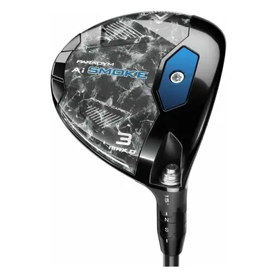 Callaway Paradym Ai Smoke MAX D Pravá ruka 18° Regular Golfová hole - fervejové dřevo