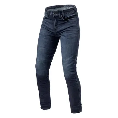 Rev'it! Jeans Carlin SK Dark Blue W34/L34 Džíny na motorku