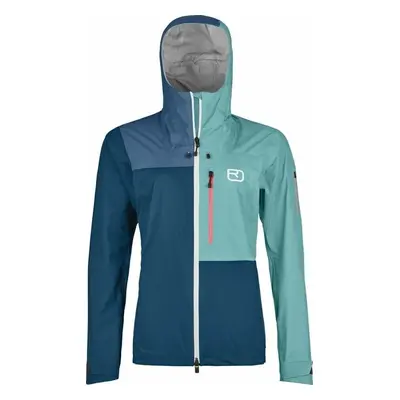 Ortovox 3L Ortler Jacket W Petrol Blue Lyžařská bunda