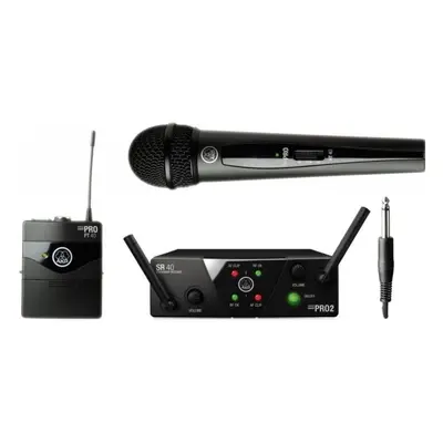 AKG WMS40 Mini2 Vocal/Instrumental Dual Bezdrátový systém US45A: 660.7MHz + US45C: 662.3MHz