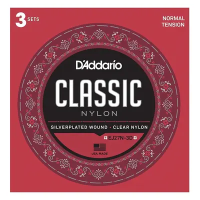 D'Addario EJ27N-3D Nylonové struny pro klasickou kytaru