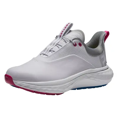 Footjoy Quantum White/Blue/Pink Dámske golfové boty