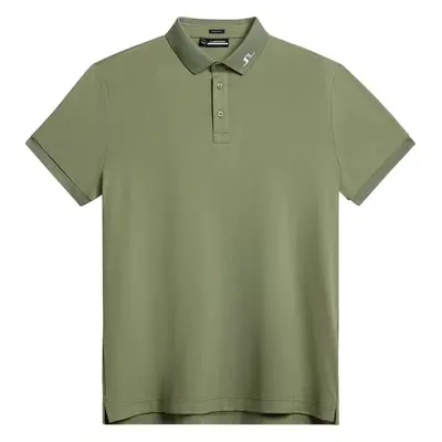 J.Lindeberg KV Regular Fit Print Oil Green Polo košile