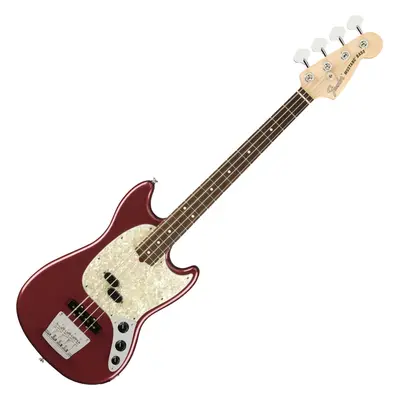 Fender American Performer Mustang RW Aubergine Elektrická baskytara