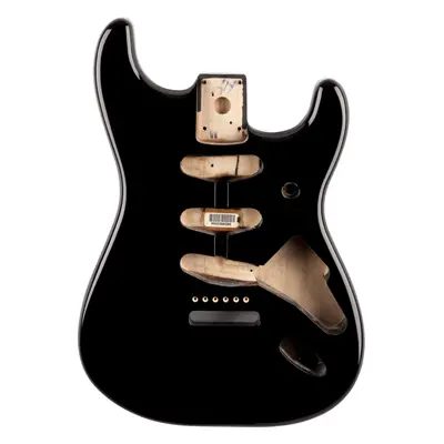 Fender Stratocaster Black Kytarové tělo