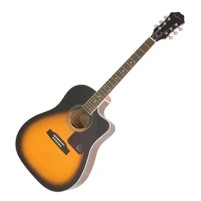 Epiphone AJ220SCE Vintage Sunburst Elektroakustická kytara Jumbo