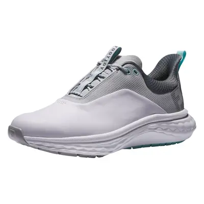 Footjoy Quantum White/White/Grey Pánské golfové boty