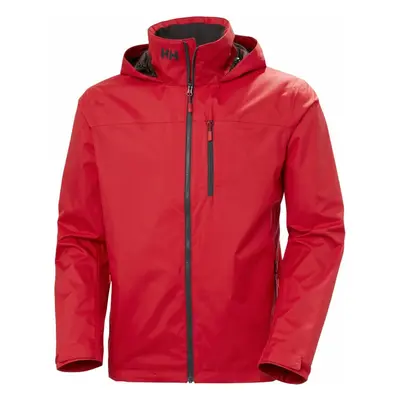 Helly Hansen Bunda Men's Crew Hooded Sailing Jacket 2.0 Red