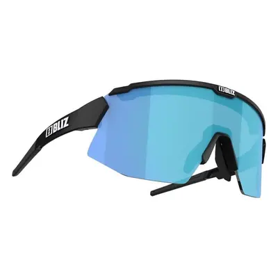 Bliz Breeze Small Matt Black/Brown w Blue Multi plus Spare Lens Orange Cyklistické brýle