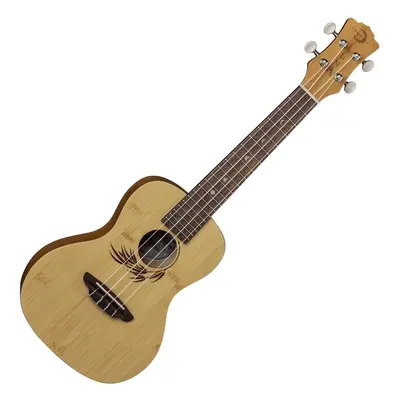 Luna Bamboo Natural Koncertní ukulele