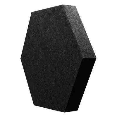 Mega Acoustic HEXAPET GP09 Black Absorpční penový panel