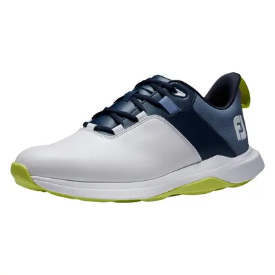 Footjoy ProLite White/Navy/Lime Pánské golfové boty