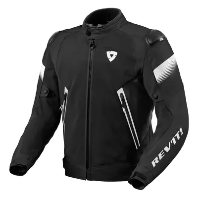 Rev'it! Jacket Control Air H2O Black/White Textilní bunda