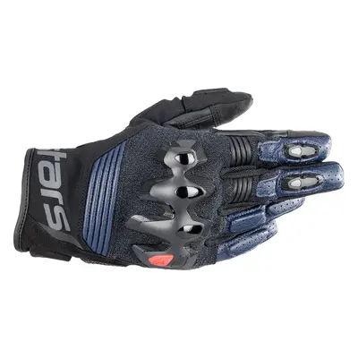 Alpinestars Halo Leather Gloves Dark Blue/Black Rukavice