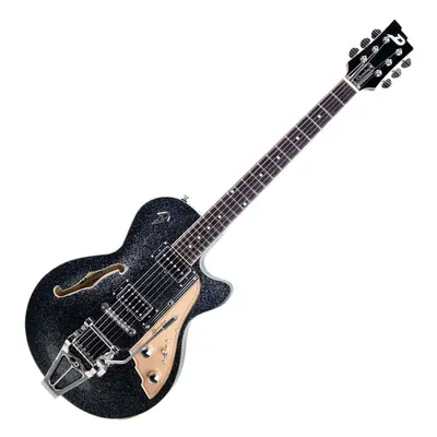 Duesenberg Starplayer TV Black Sparkle Semiakustická kytara