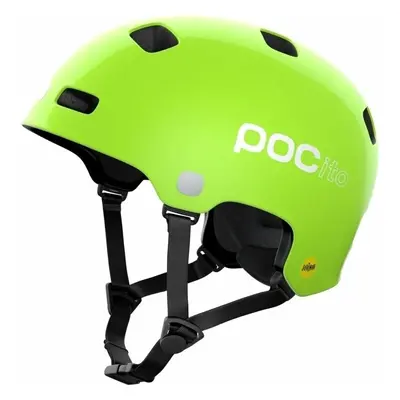 POC POCito Crane MIPS Fluorescent Yellow/Green Dětská cyklistická helma