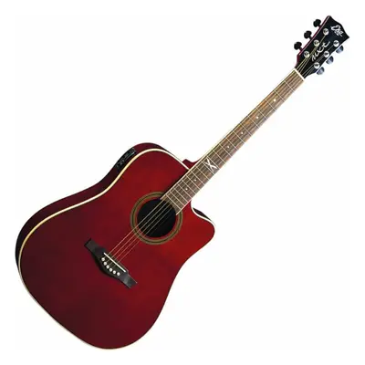 Eko guitars NXT D100ce Red Elektroakustická kytara Dreadnought