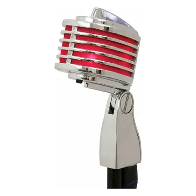 Heil Sound The Fin Chrome Body Red LED Retro mikrofon