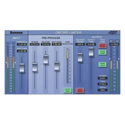 Sonnox Oxford Limiter (Native) (Digitální produkt)