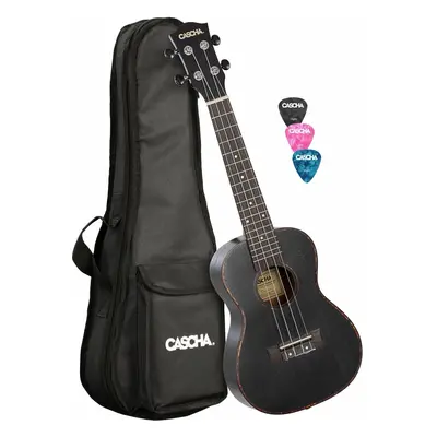 Cascha HH 2300L Black Koncertní ukulele