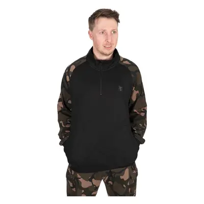 Fox Fishing Mikina LW Black/Camo Qtr Zip