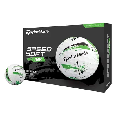 TaylorMade Speed Soft Ink Green Golfové míčky