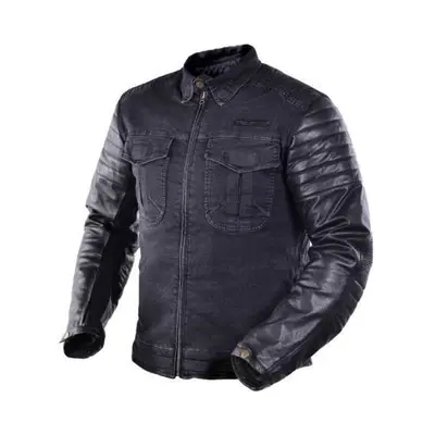 Trilobite Acid Scrambler Denim Jacket Black Textilní bunda