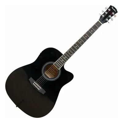 Pasadena SG028CE Black Elektroakustická kytara Dreadnought