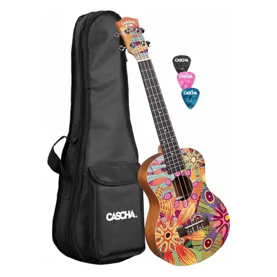 Cascha HH Art Series Flowers Tenorové ukulele