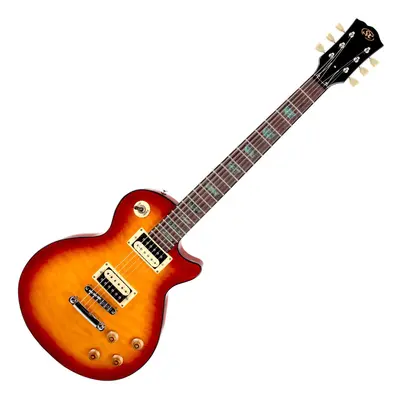 SX EC3D Cherry Sunburst Elektrická kytara