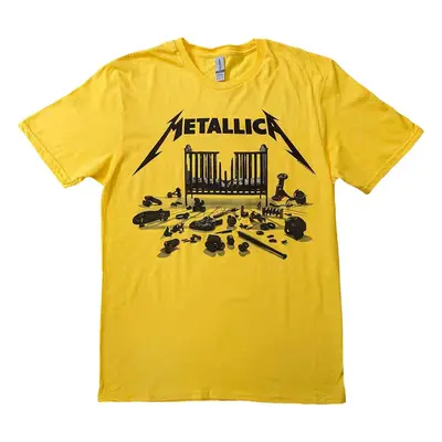 Metallica Tričko Seasons Simplified Cover Unisex Yellow