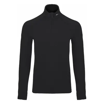 Kjus Mens Trace Midlayer Half Zip Black Svetr