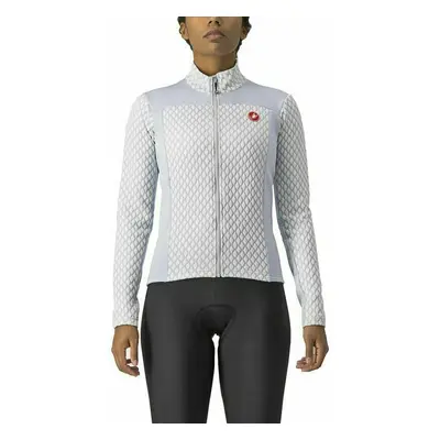 Castelli Sfida FZ Dres Silver Gray/White