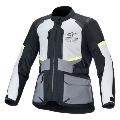 Alpinestars Andes Air Drystar Jacket Ice Gray/Dark Gray/Black Textilní bunda