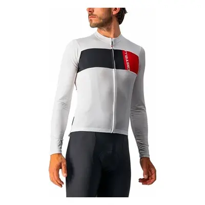 Castelli Prologo Long Sleeve Dres Ivory/Light Black-Red