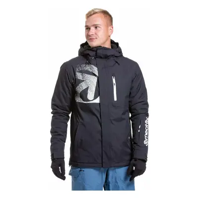 Meatfly Shader Mens SNB and Ski Jacket Black Lyžařská bunda