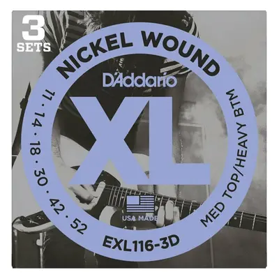 D'Addario EXL116-3D Struny pro elektrickou kytaru