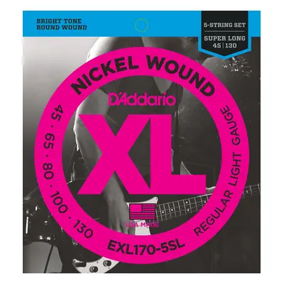 D'Addario EXL170-5SL Struny pro 5-strunnou baskytaru