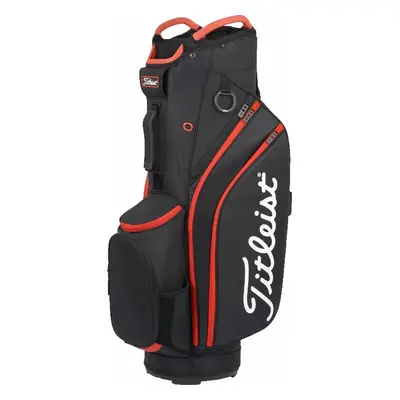 Titleist Cart Black/Black/Red Cart Bag