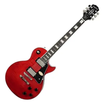 Epiphone Les Paul Custom Figured Transparent Red Elektrická kytara