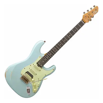 Eko guitars Aire Relic Daphne Blue Elektrická kytara