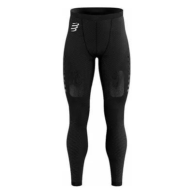 Compressport Winter Trail Under Control Full Tights Black Běžecké kalhoty / legíny