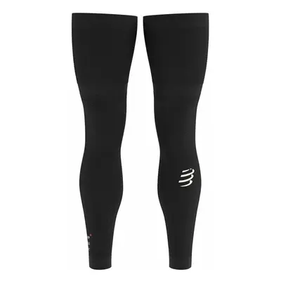 Compressport Full Legs Black Běžecké návleky na nohy