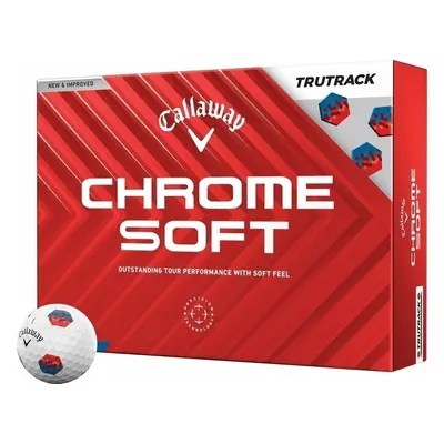 Callaway Chrome Soft White TruTrack Golfové míčky