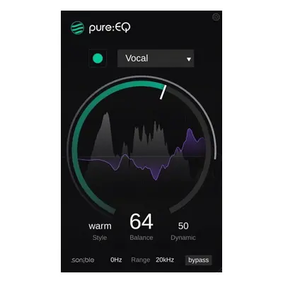 Sonible Sonible pure:EQ (Digitální produkt)